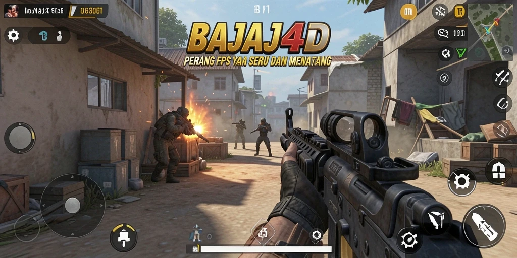 Tampilan gameplay menegangkan di <strong>BAJAJ4D</strong> dengan aksi tembak-tembakan yang mendebarkan.