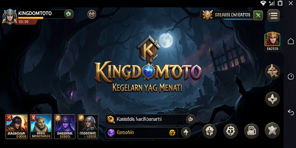 Tangkapan layar KINGDOMTOTO menampilkan momen menegangkan dalam gameplay horor.