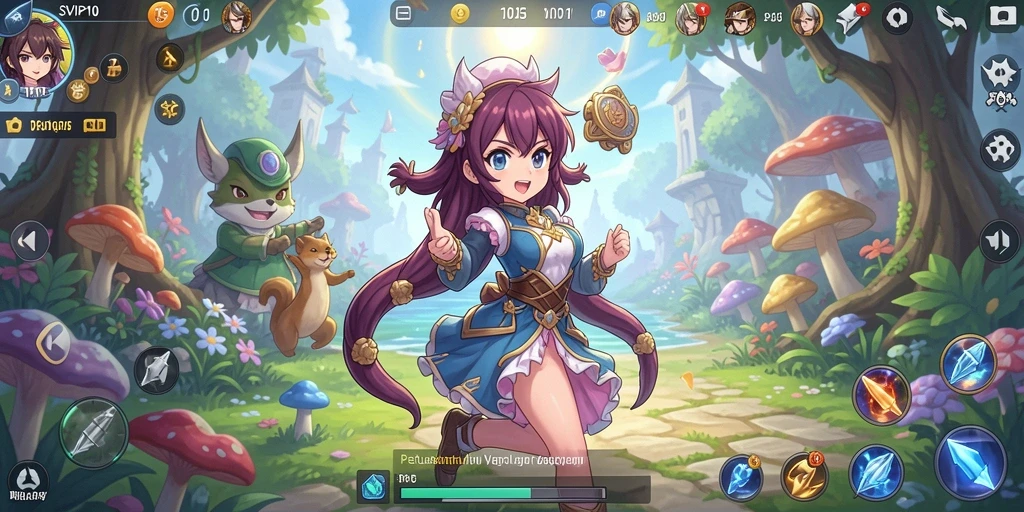 Tampilan gameplay menarik dan dinamis dari SVIP10.