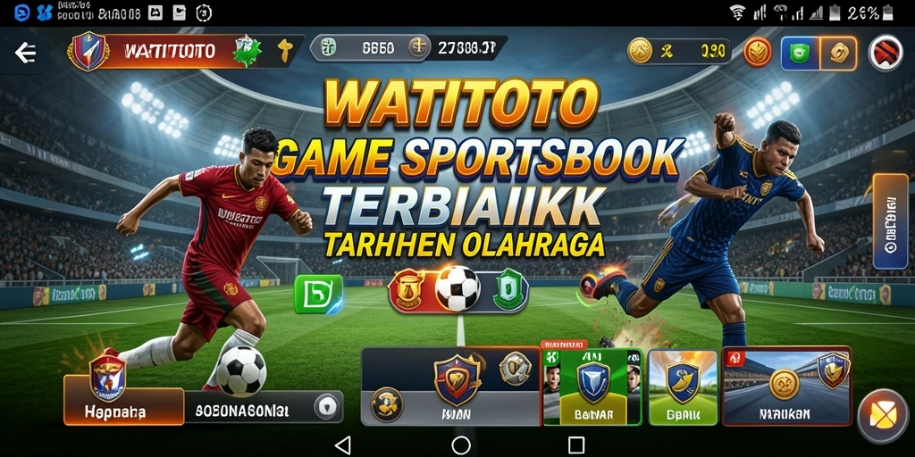 Tampilan antarmuka taruhan olahraga WATITOTO yang menarik.